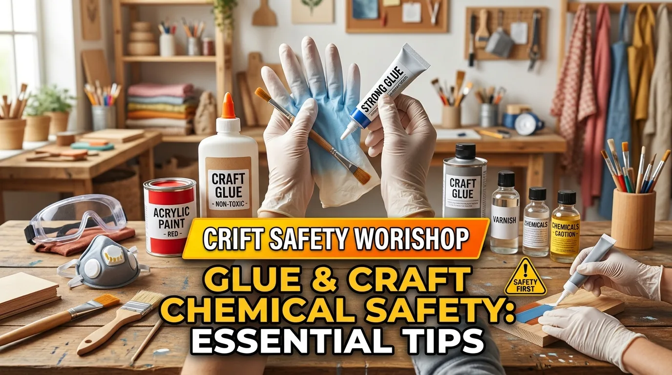 How to Safely Use Glue, Paint and Craft Chemicals