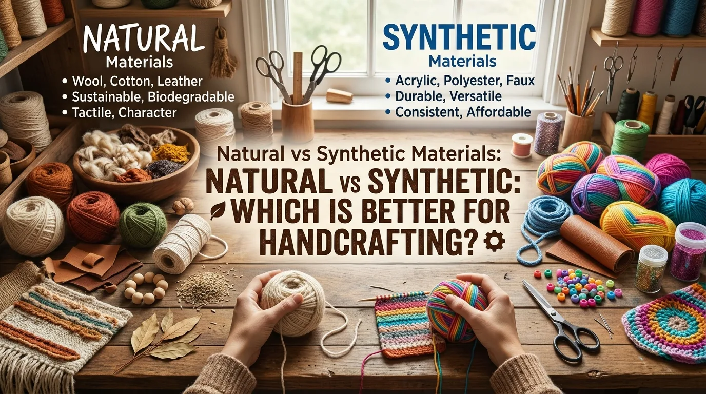 Natural vs Synthetic Materials: Which Is Better for Handcrafting?